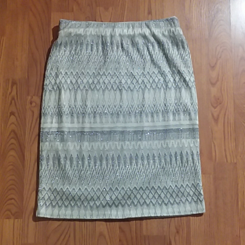 Beautiful glittered skirt with matching shirt